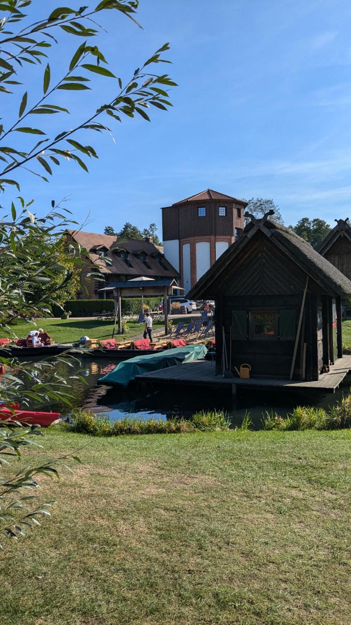 Spreewaldhaeuser Golinski Mit Kamin Am Neuendorfer See Alt Schadow Экстерьер фото